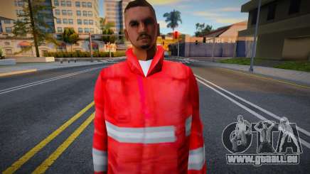 Médecin en vêtements d’hiver pour GTA San Andreas
