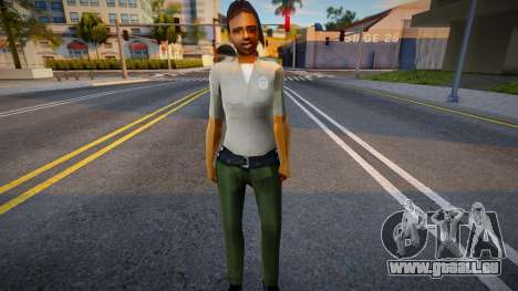 Barbara in the Sheriffs Uniform für GTA San Andreas