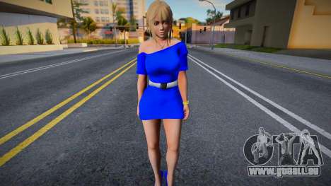Kasumi Blue Dress für GTA San Andreas