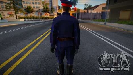 Officier de police soviétique en uniforme du mod pour GTA San Andreas