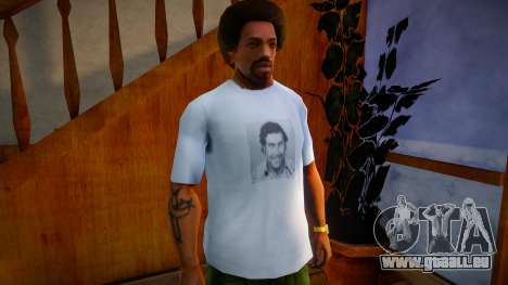 Pablo Escobar Mugshot T-Shirt für GTA San Andreas