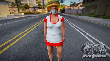 Wfyburg dans un masque de protection pour GTA San Andreas