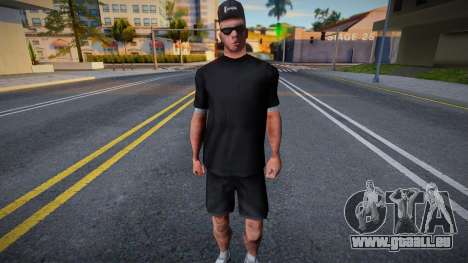 Ein Mann mit Mütze und Brille für GTA San Andreas