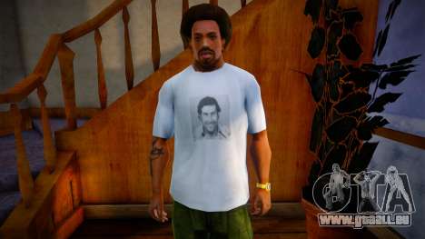 Pablo Escobar Mugshot T-Shirt für GTA San Andreas