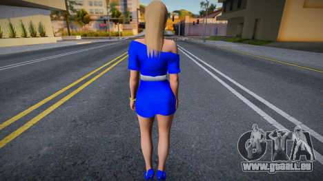 Kasumi Blue Dress für GTA San Andreas