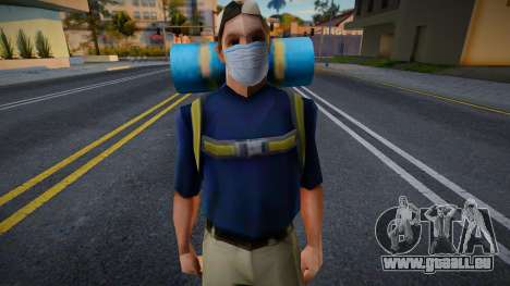 Wmybp in einer Schutzmaske für GTA San Andreas