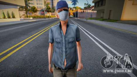 Dwmolc1 dans un masque de protection pour GTA San Andreas