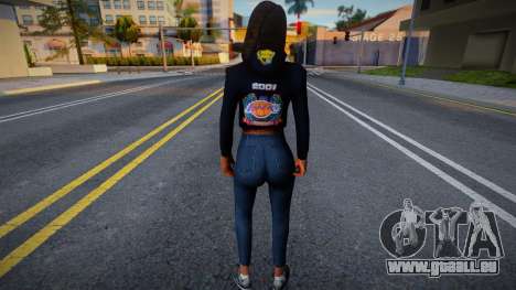 Mexican Girl clothes LAKERS für GTA San Andreas