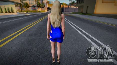 Helena Blue Dress für GTA San Andreas