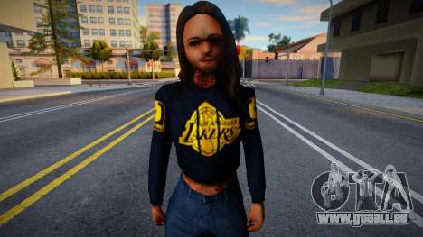 Mexican Girl clothes LAKERS für GTA San Andreas