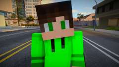 Minecraft Boy Skin 23 pour GTA San Andreas