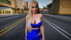 Helena Blue Dress für GTA San Andreas