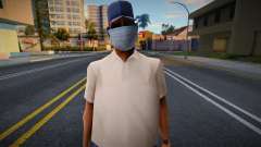 Wmygol1 dans un masque de protection pour GTA San Andreas