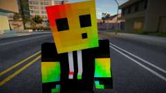 Minecraft Boy Skin 33 pour GTA San Andreas