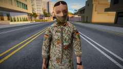 Fille en uniforme militaire pour GTA San Andreas
