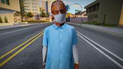 Old Reece in einer Schutzmaske für GTA San Andreas
