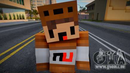 Minecraft Boy Skin 17 pour GTA San Andreas