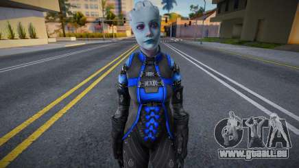 Liara TSoni im verbesserten Jumpsuit von Mass Ef für GTA San Andreas