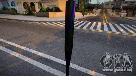 Iridescent Chrome Weapon - Bat pour GTA San Andreas