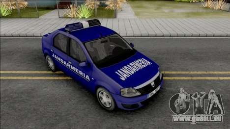 Dacia Logan Jandarmeria pour GTA San Andreas