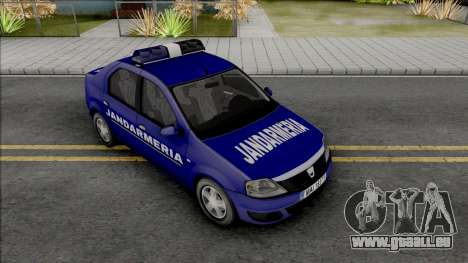 Dacia Logan Jandarmeria für GTA San Andreas