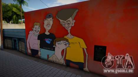 Mural of Me and the Papus für GTA San Andreas
