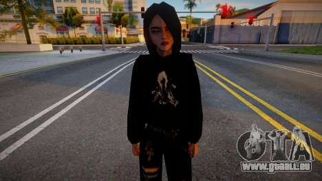 Mädchen Gothic für GTA San Andreas