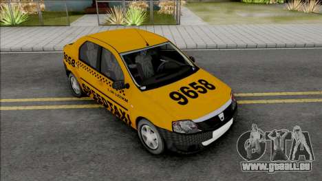 Dacia Logan Speed Taxi für GTA San Andreas