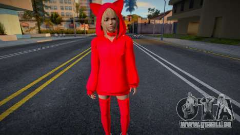 Fille en costume rouge pour GTA San Andreas