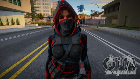 Nano Sniper Girl Skin für GTA San Andreas