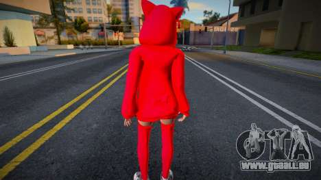 Fille en costume rouge pour GTA San Andreas