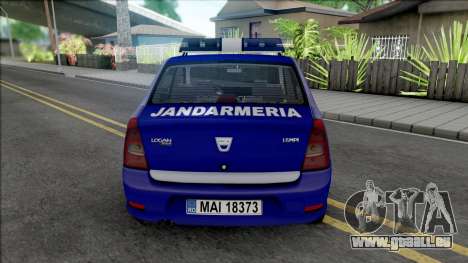 Dacia Logan Jandarmeria für GTA San Andreas