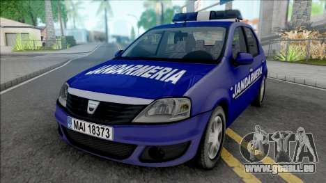 Dacia Logan Jandarmeria pour GTA San Andreas