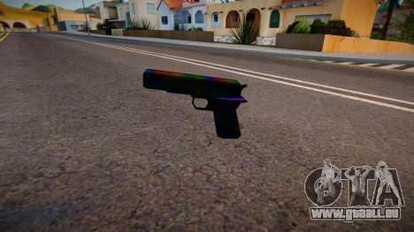 Iridescent Chrome Weapon - Colt45 für GTA San Andreas
