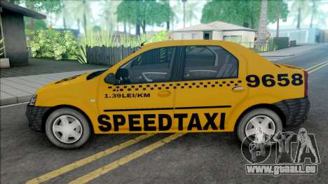 Dacia Logan Speed Taxi pour GTA San Andreas