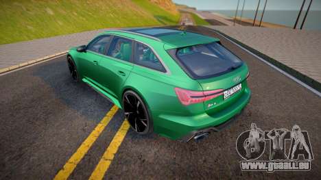 Audi RS 6 (RUS Plate) pour GTA San Andreas