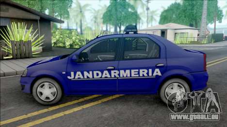 Dacia Logan Jandarmeria für GTA San Andreas