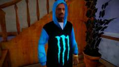 Monster Energy Hoodie für GTA San Andreas