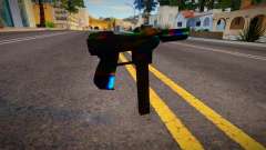 Iridescent Chrome Weapon - Tec9 für GTA San Andreas