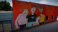 Mural of Me and the Papus pour GTA San Andreas