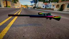 Iridescent Chrome Weapon - Sniper für GTA San Andreas