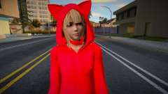 Mädchen im roten Anzug für GTA San Andreas