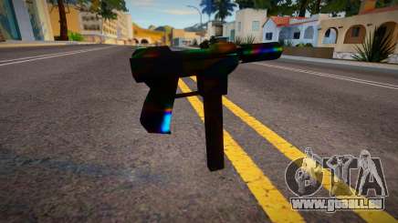 Iridescent Chrome Weapon - Tec9 pour GTA San Andreas