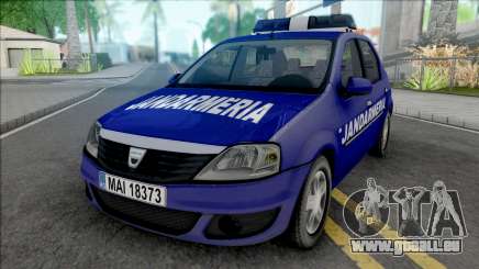 Dacia Logan Jandarmeria für GTA San Andreas