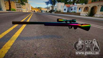 Iridescent Chrome Weapon - Sniper pour GTA San Andreas