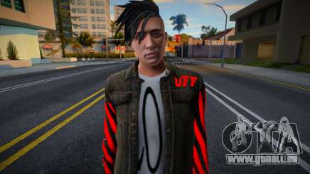 Un jeune homme dans une tenue à la mode pour GTA San Andreas