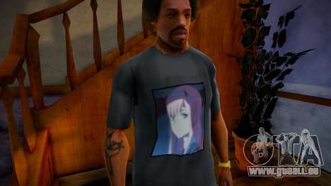 ZeroTwo Shirt For CJ Original pour GTA San Andreas