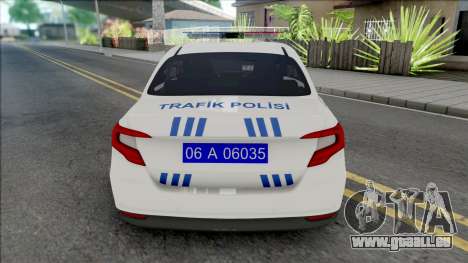 Fiat Egea Trafik Polisi für GTA San Andreas