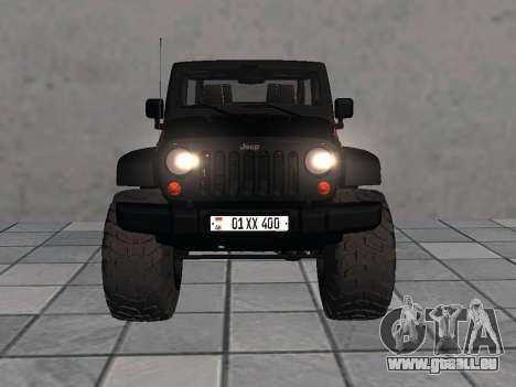 Jeep Wrangler 2012 Rubicon AM Plates für GTA San Andreas