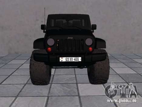 Jeep Wrangler 2012 Rubicon AM Plates pour GTA San Andreas